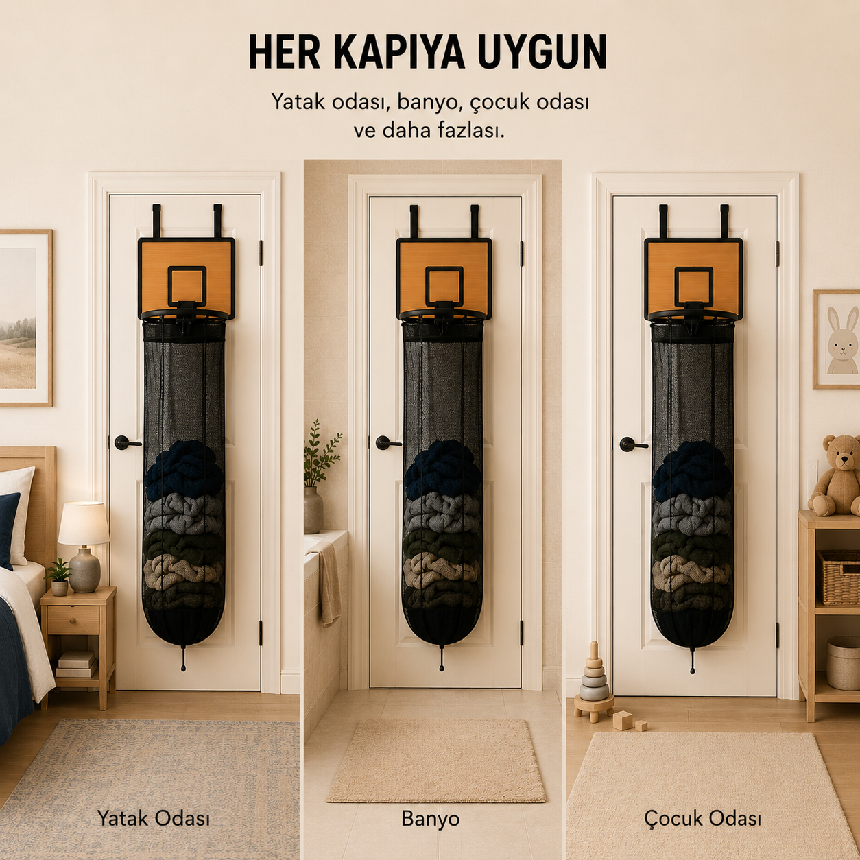 Basket Potalı Kirli Çamaşır Sepeti