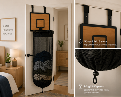 Basket Potalı Kirli Çamaşır Sepeti