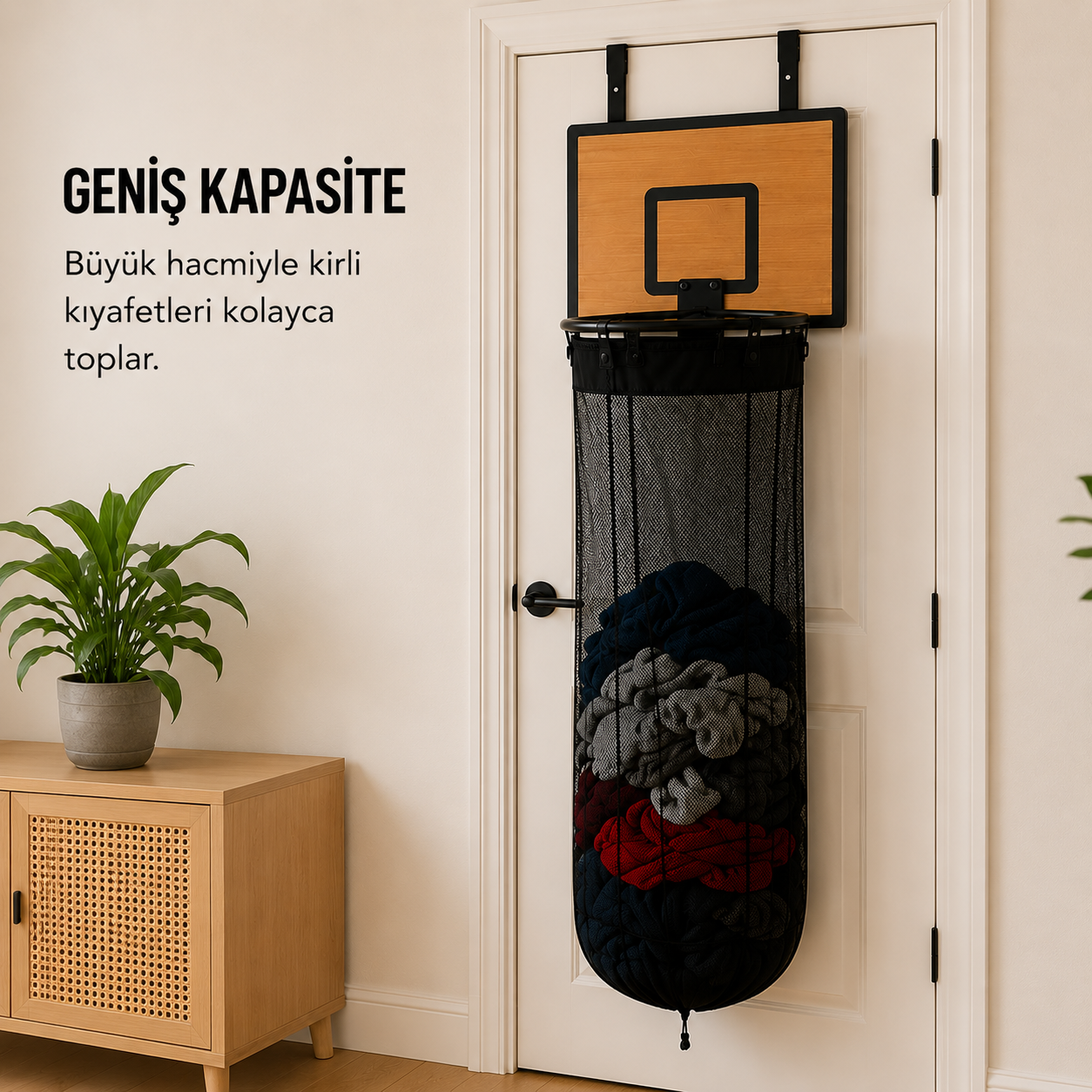 Basket Potalı Kirli Çamaşır Sepeti